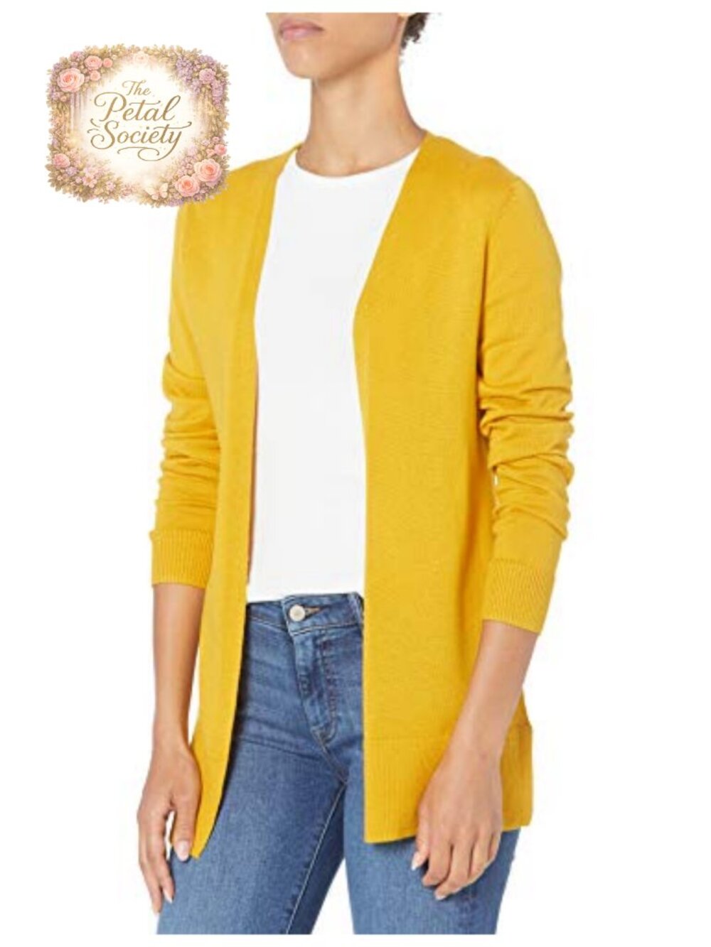 Lightweight Long Sleeve Open Front Cardigan Sweater Regular Fit